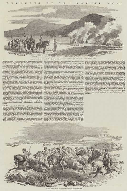 Bocetos de la Guerra Kaffir de English School