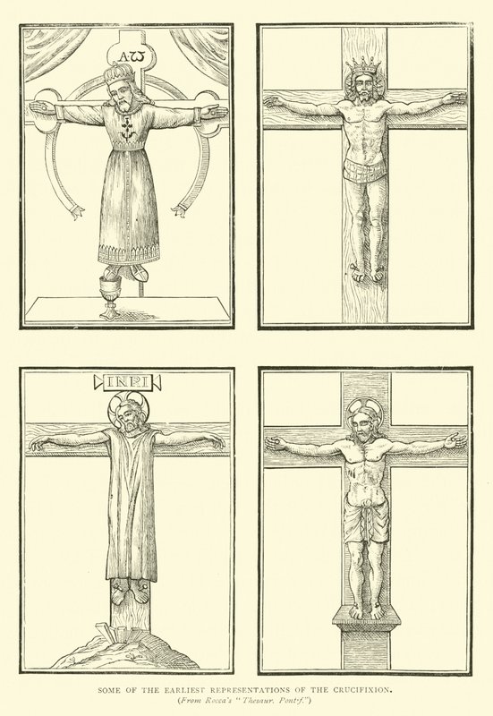 Algunas de las primeras representaciones de la Crucifixión de English School