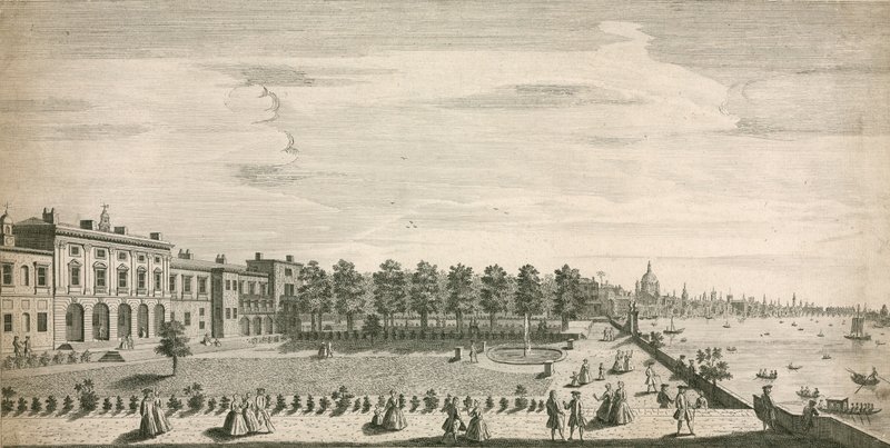 Somerset House, The Strand, Londres de English School