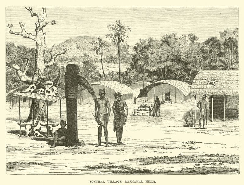 Pueblo Sonthal, Colinas de Rajmahal de English School