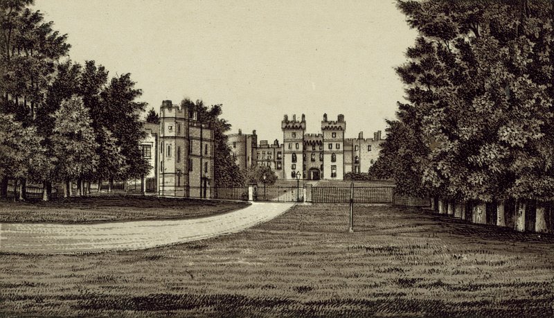 Frente sur, Castillo de Windsor de English School