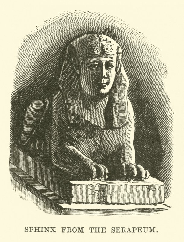 Esfinge del Serapeum de English School