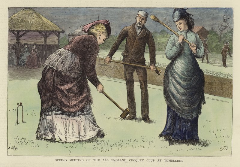 Reunión de primavera del All England Croquet Club en Wimbledon de English School