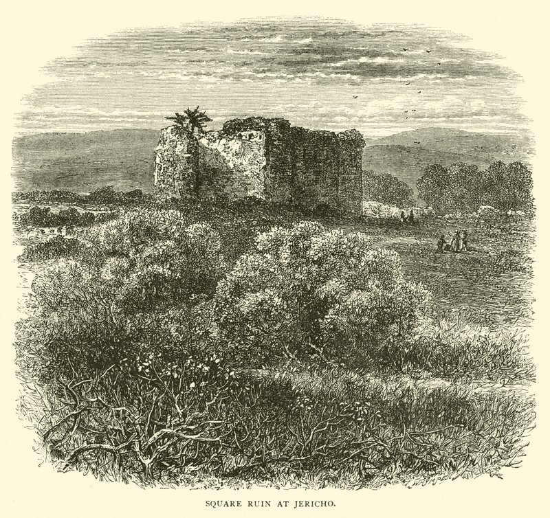 Ruina cuadrada en Jericó de English School