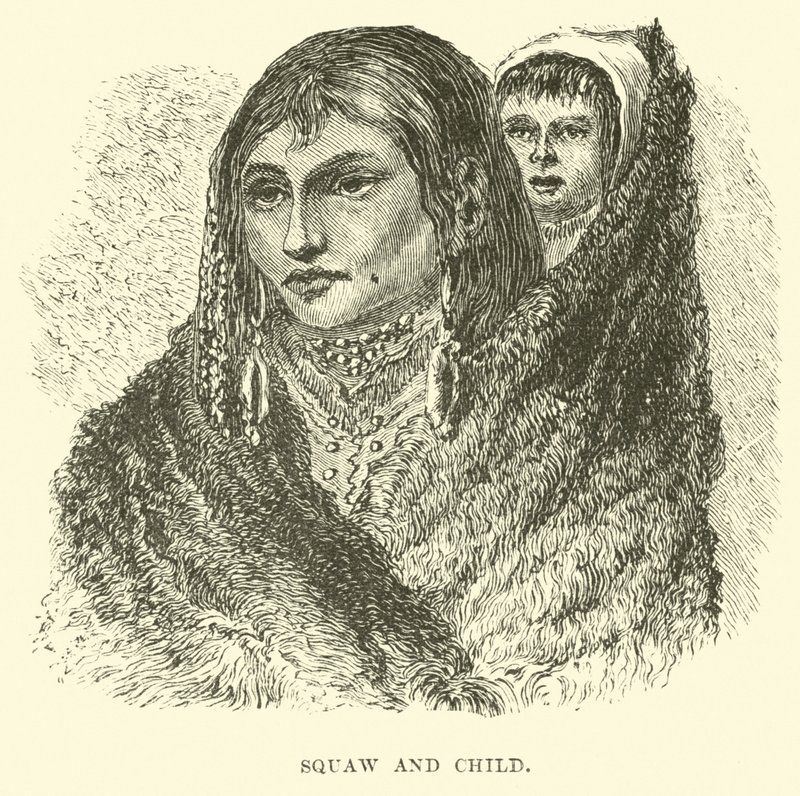 Mujer india y niño de English School