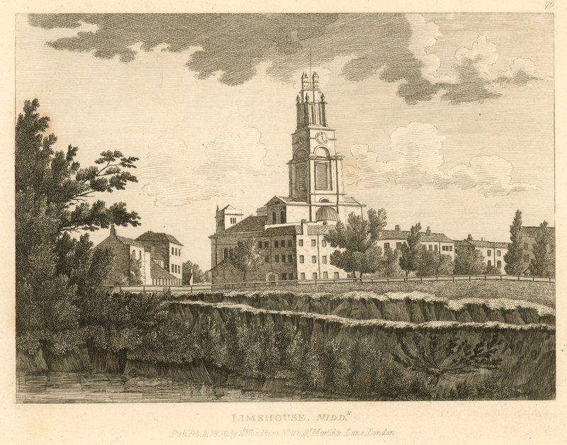 Iglesia de Santa Ana, Limehouse, Londres de English School