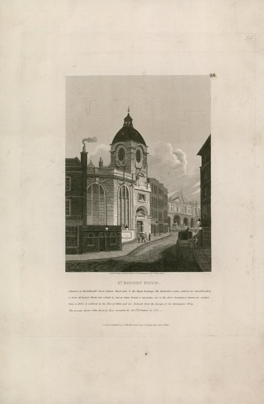 San Bennet Finck, Threadneedle Street, Londres de English School