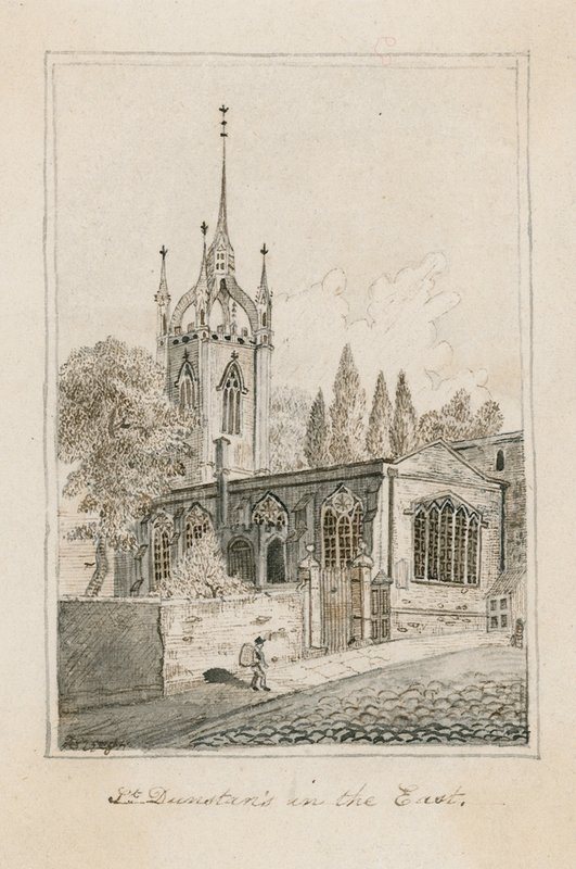San Dunstan en el Este, Londres de English School