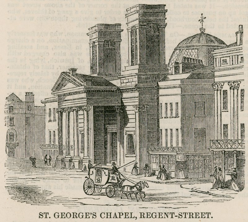 Capilla de San Jorge, Regent Street, Londres de English School