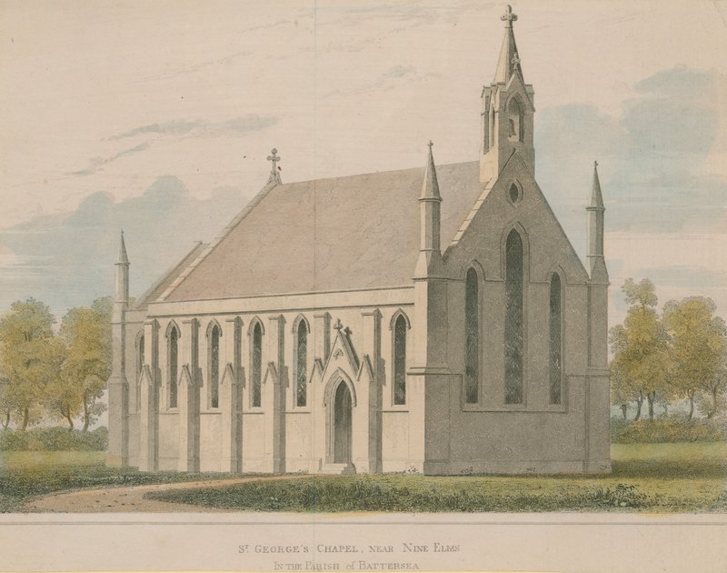 Capilla de San Jorge en la parroquia de Battersea de English School