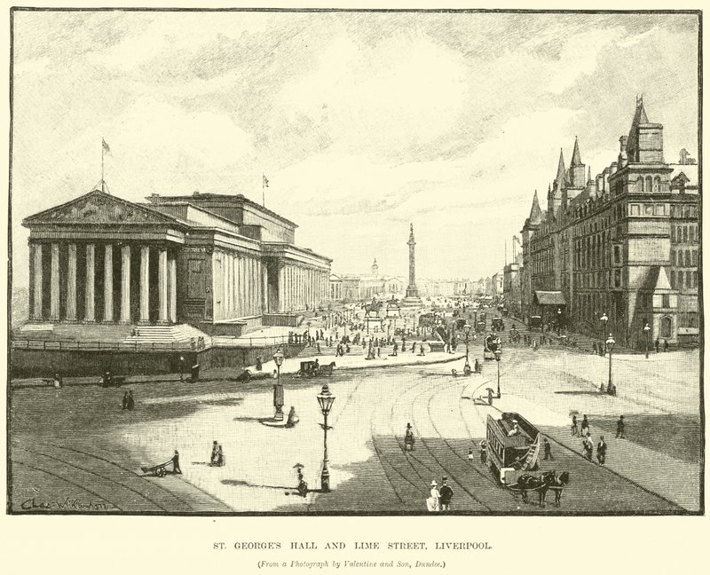 St Georges Hall y Lime Street, Liverpool de English School
