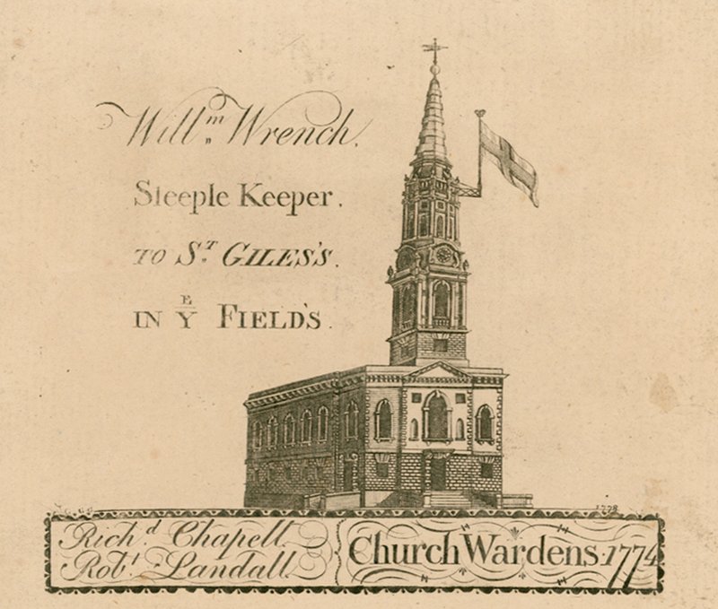 St Giles in the Fields, Londres de English School