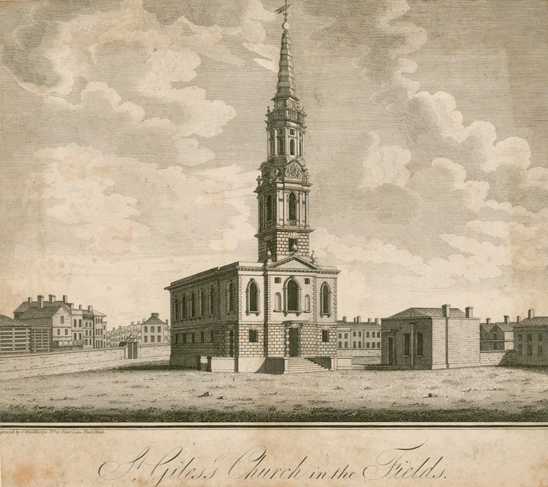 St Giles in the Fields, Londres de English School