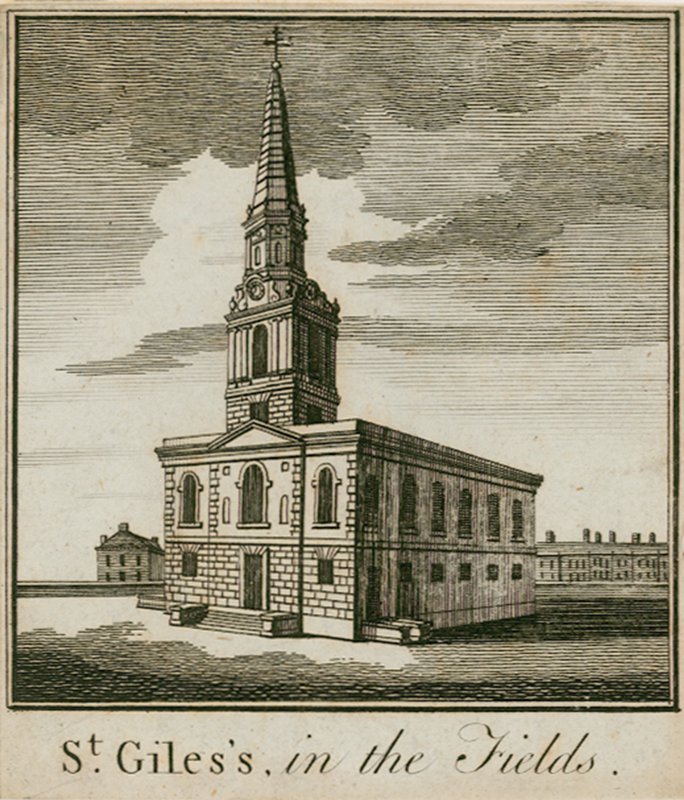 St Giles in the Fields, Londres de English School