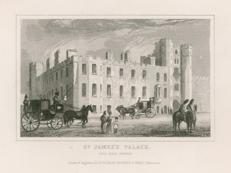 Palacio de St James en Pall Mall de English School