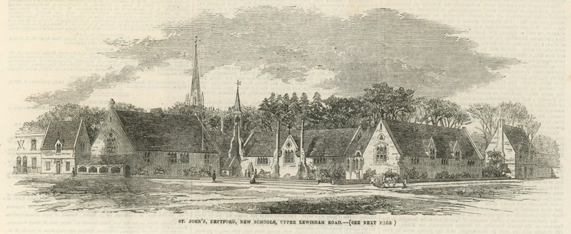 St Johns, Deptford, Nuevas Escuelas, Upper Lewisham Road de English School