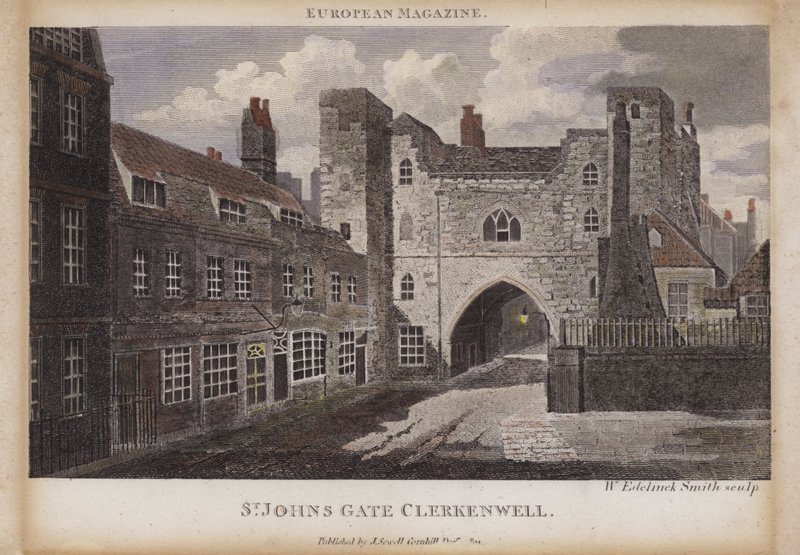 Puerta de San Juan, Clerkenwell, Londres de English School
