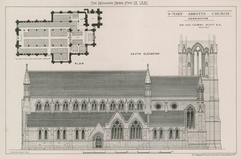 Iglesia St Mary Abbotts, Kensington de English School