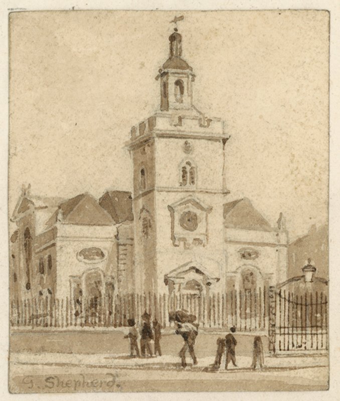 Santa María, Whitechapel, Londres de English School