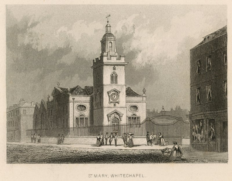 Santa María, Whitechapel, Londres de English School