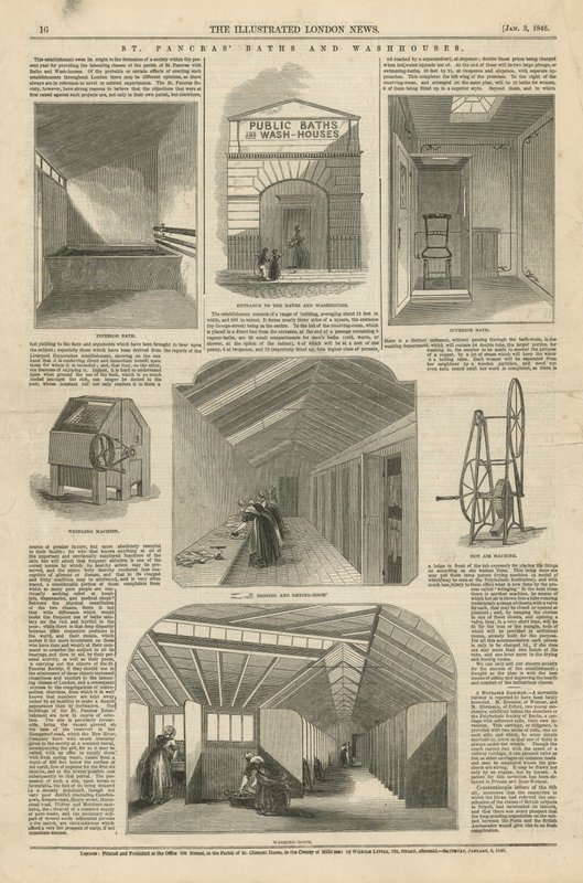 Baños y lavanderías de St Pancras de English School