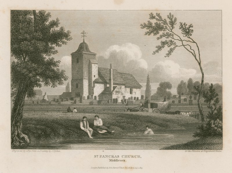 Iglesia de St Pancras, Londres, Middlesex de English School