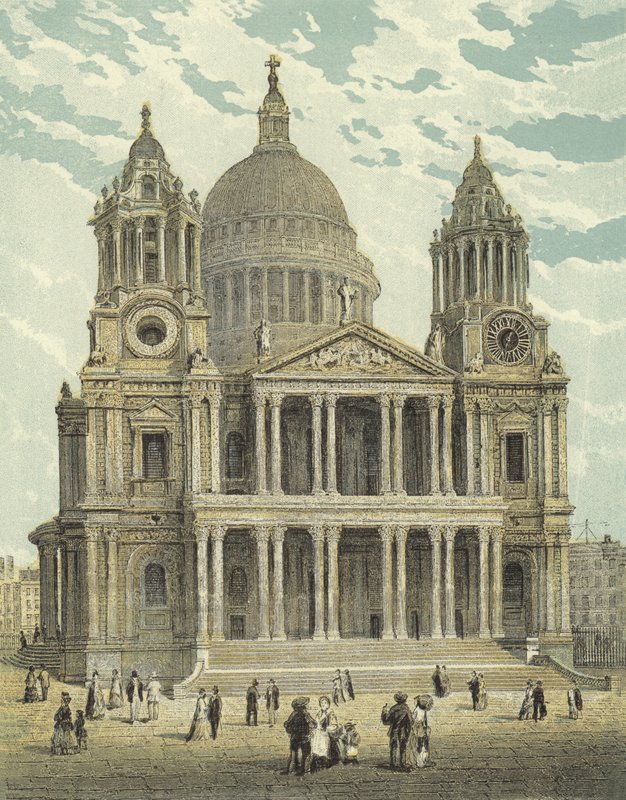 Catedral de San Pablo, El Frente Occidental de English School
