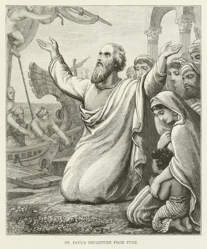 La partida de San Pablo de Tiro de English School