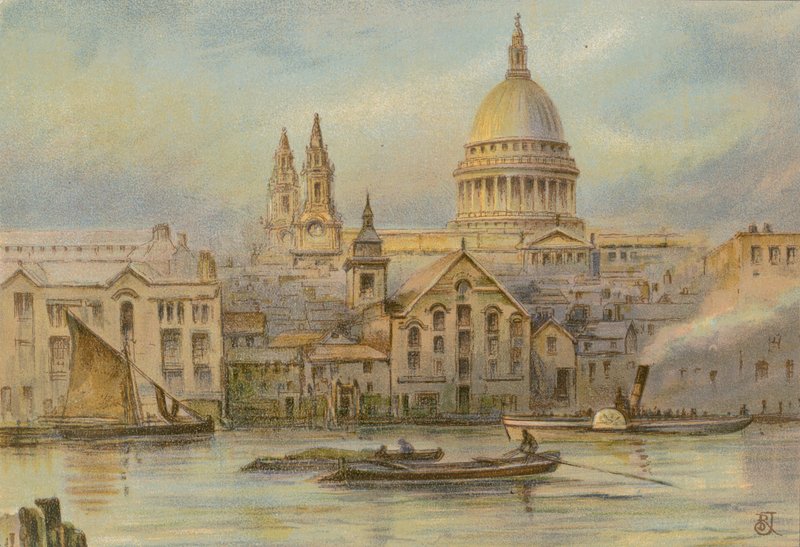 San Pablo, desde el Támesis de English School