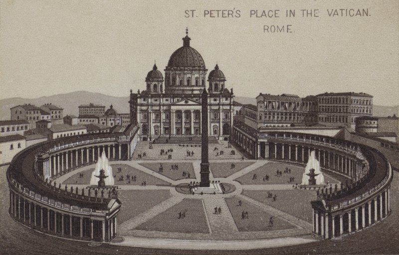 Plaza de San Pedro, Ciudad del Vaticano, Roma, Italia de English School
