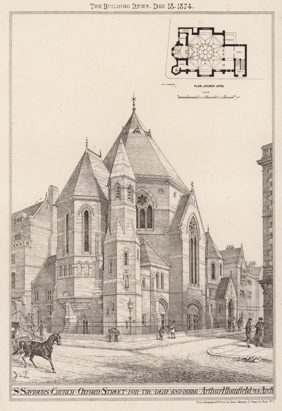 Iglesia de San Salvador, Oxford Street, para sordos y mudos de English School