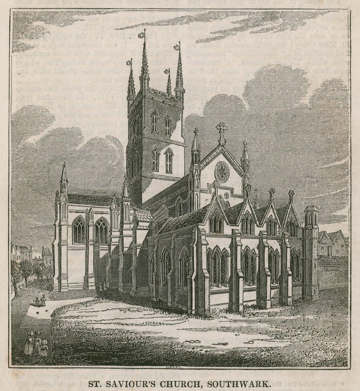 Iglesia de San Salvador, Southwark, Surrey de English School
