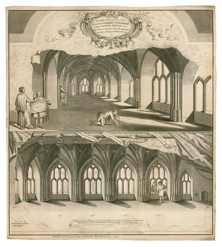 Capilla de San Tomás en el viejo Puente de Londres de English School