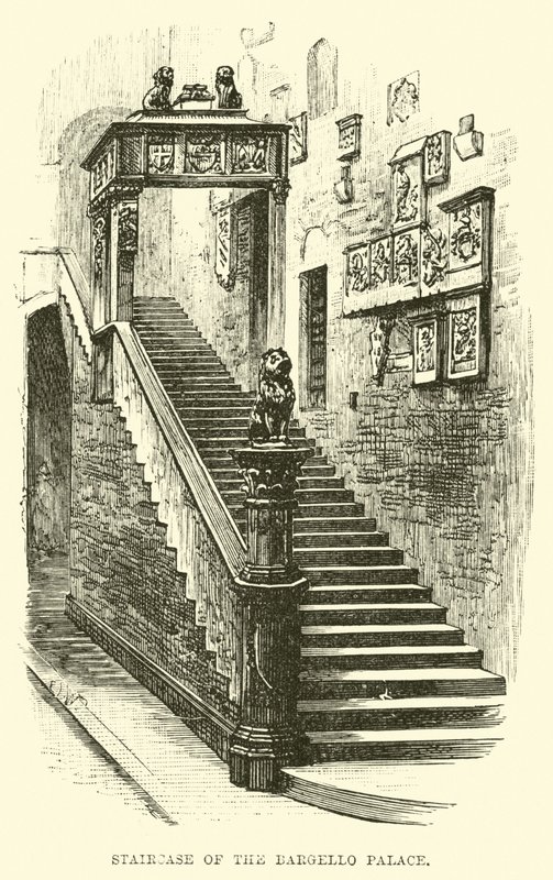 Escalera del Palacio Bargello de English School