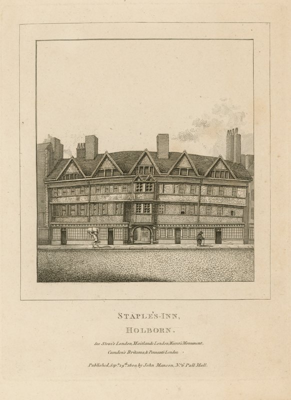 Staples Inn, Holborn de English School