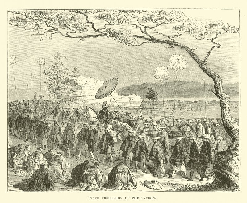 Procesión estatal del Tycoon de English School