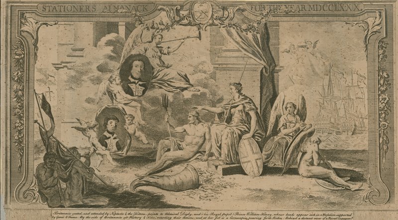 Almanaque de los Estacioneros para el año 1780 de English School