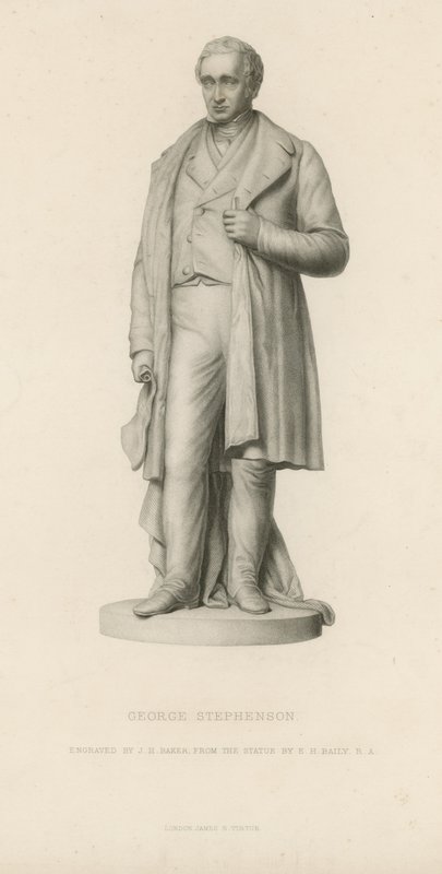 Estatua de George Stephenson de English School
