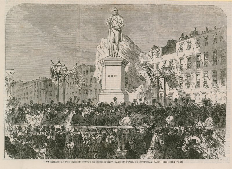 Estatua de Richard Cobden de English School