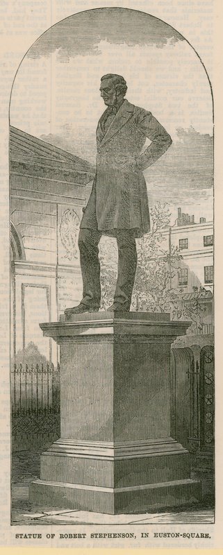 Estatua de Robert Stephenson de English School