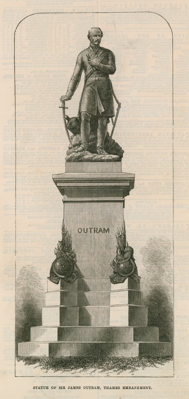 Estatua de Sir James Outram de English School