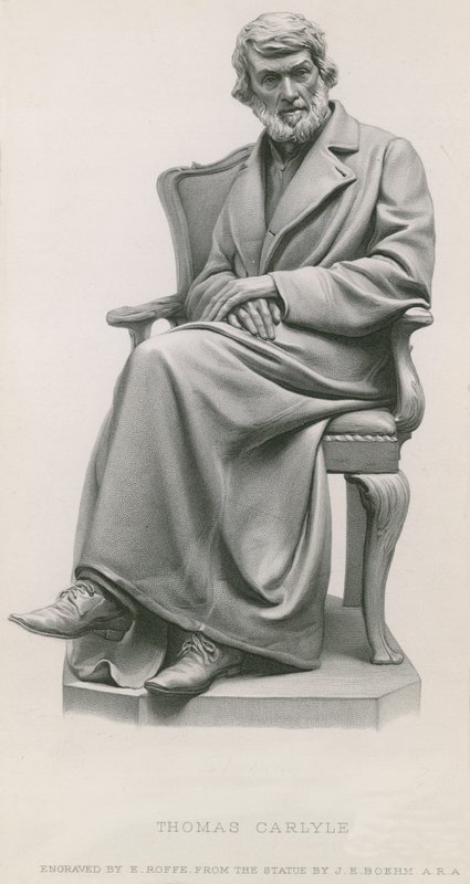 Estatua de Thomas Carlyle de English School