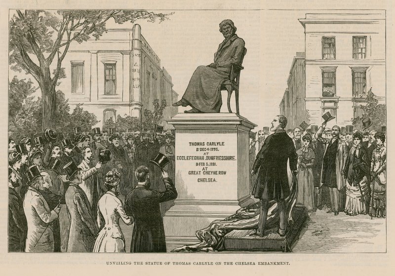 Estatua de Thomas Carlyle de English School