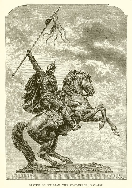 Estatua de Guillermo el Conquistador, Falaise de English School