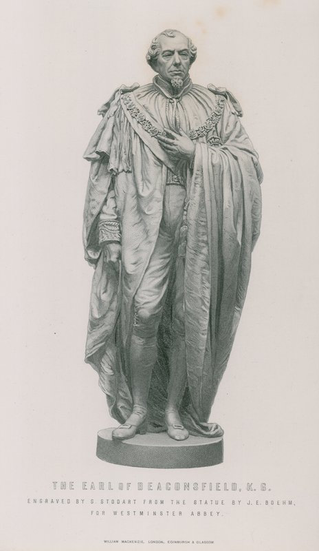 Estatua del Conde de Beaconsfield de English School