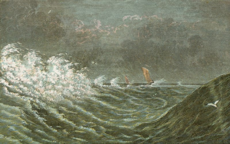 Tormenta en el mar de English School