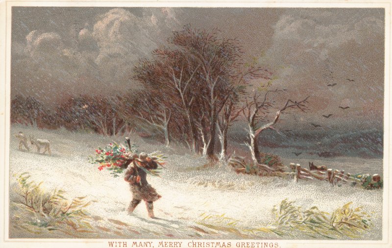 Tiempo tormentoso, Tarjeta de Navidad de English School