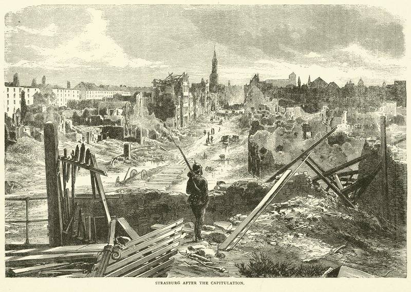 Estrasburgo después de la capitulación, septiembre 1870 de English School