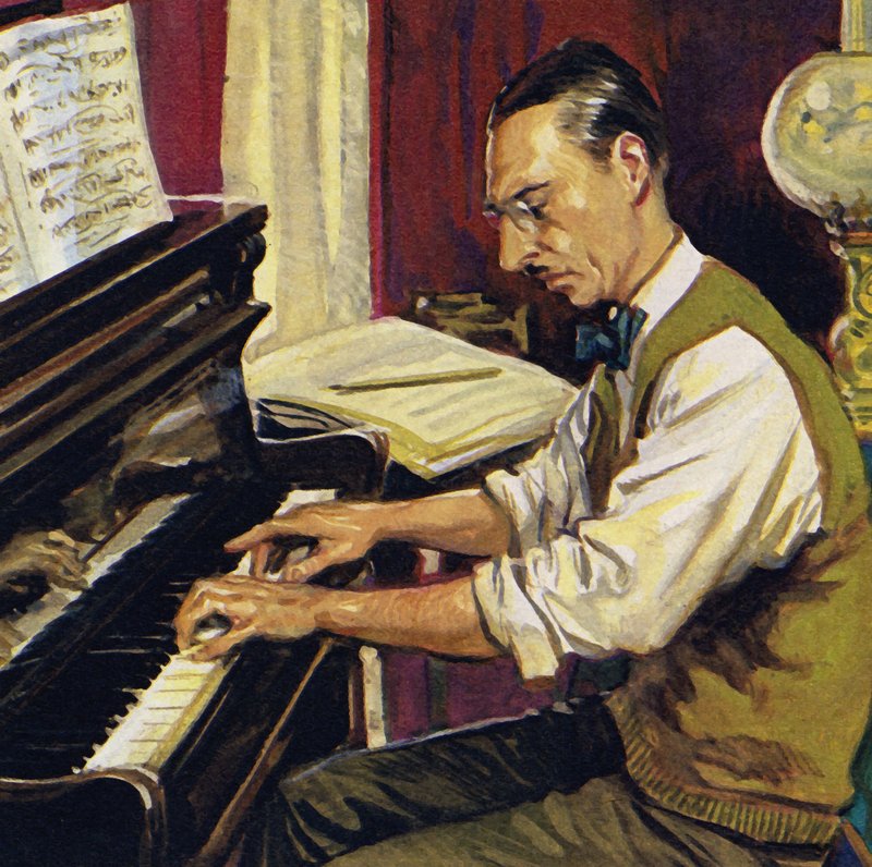 Stravinsky recibió algunas lecciones de Rimsky-Korsakov de English School