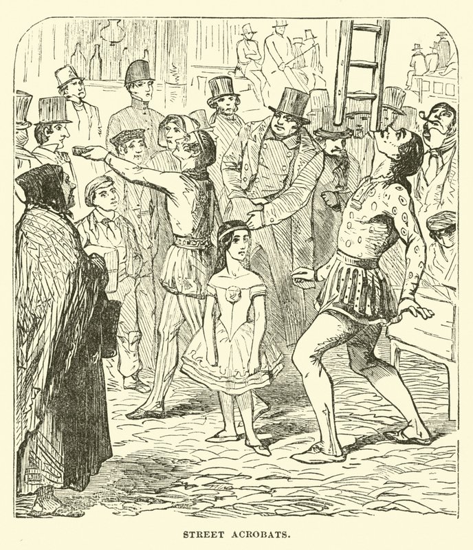 Acróbatas callejeros de English School